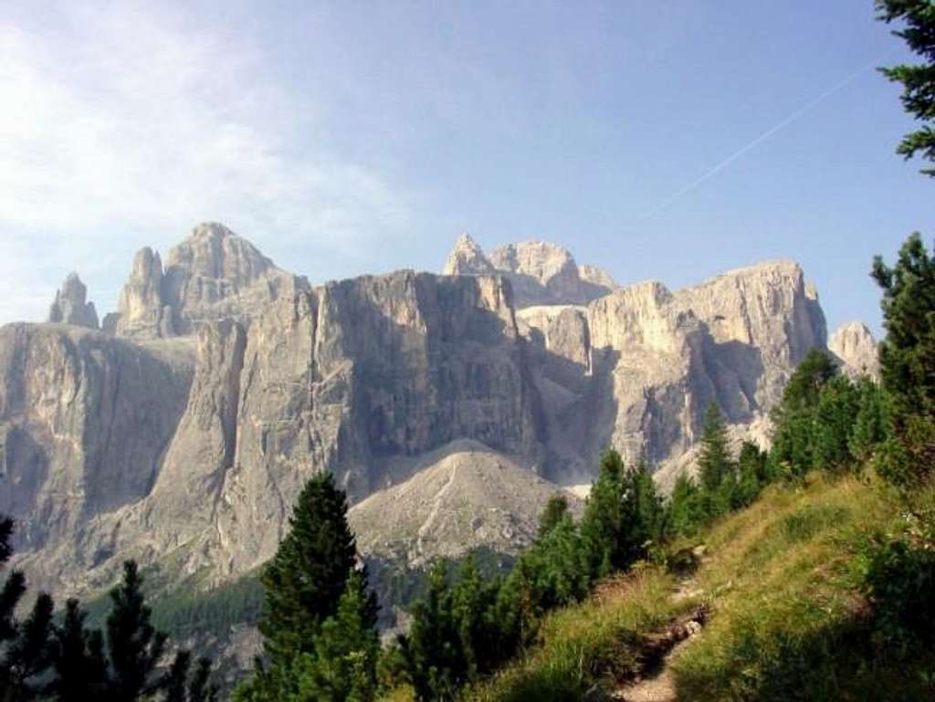 The Sella group seen from the...