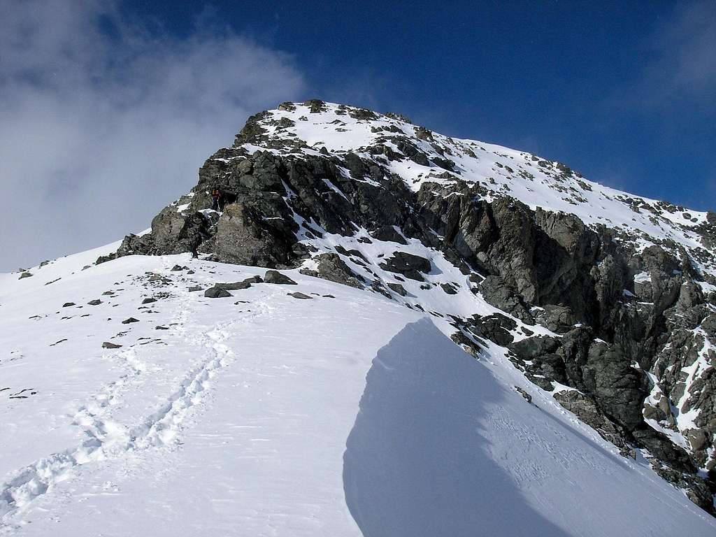 Mazzaspitz 3164m south ridge