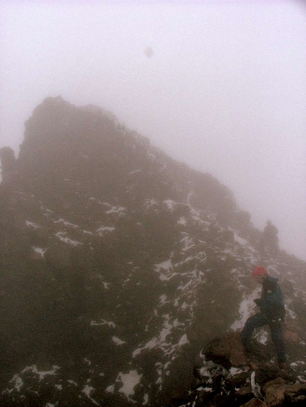 Cotacachi's summit ridge.