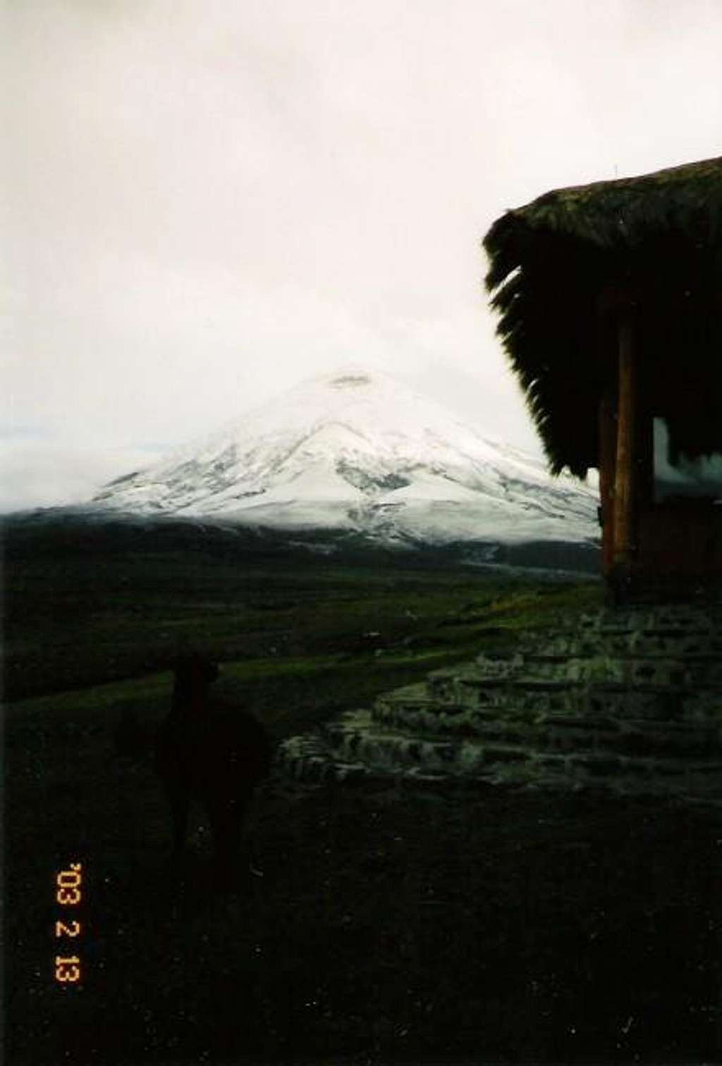 The view of Cotopaxi from...