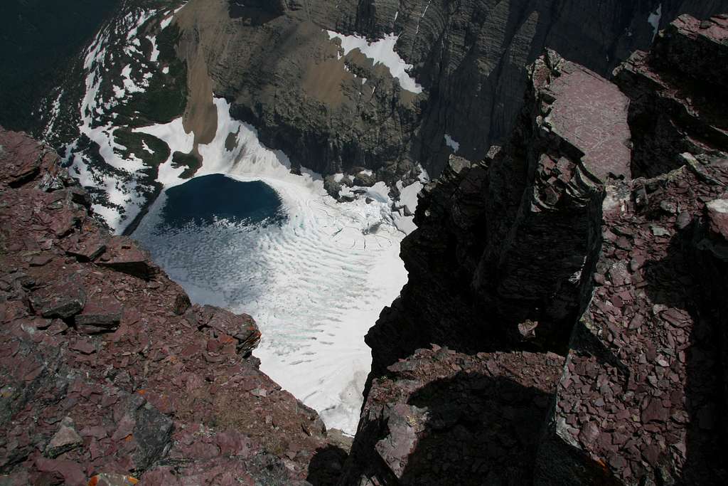 Down to Iceberg Lake