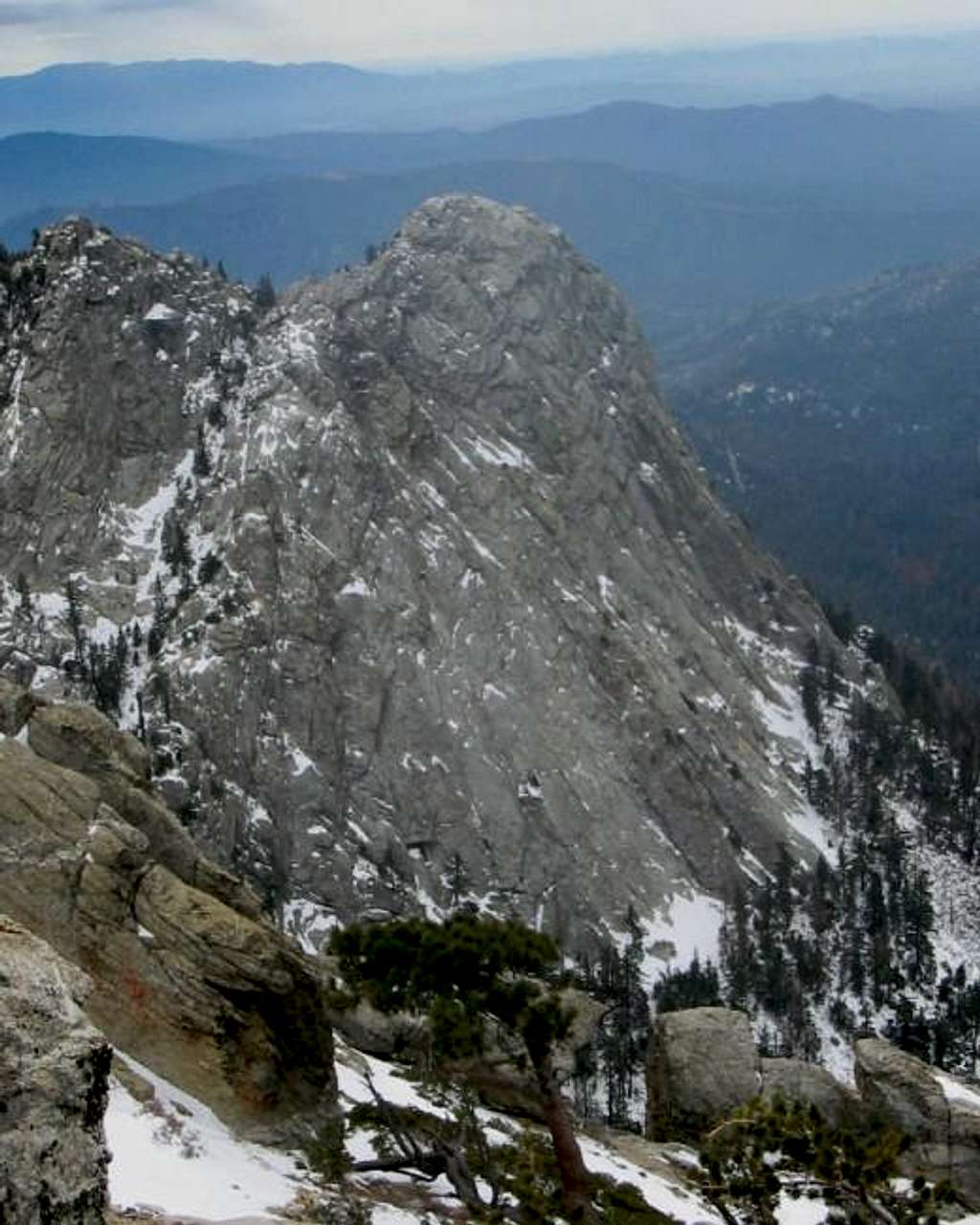 North face of Tahquitz Rock....