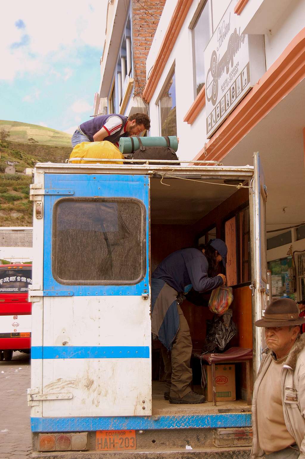 Truck to Achupallas. Ecuador