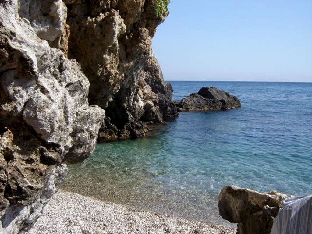 Beach in Parga,West coast of Greece