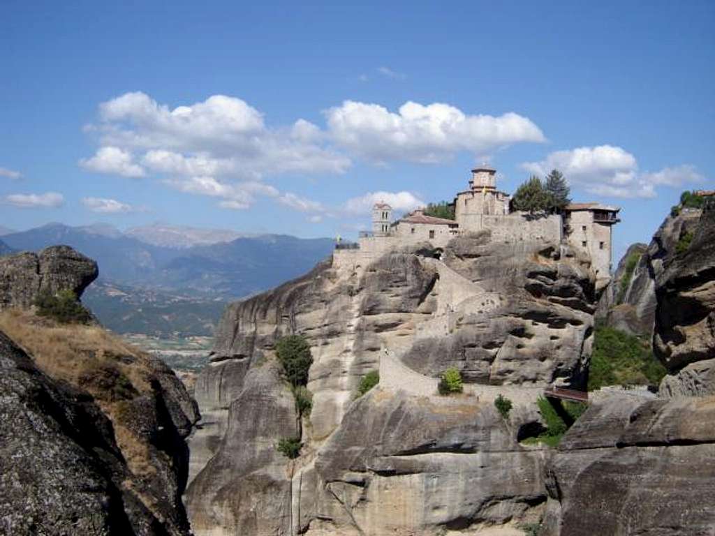 One of the monastiers in Meteora,Greece