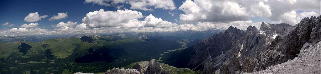 Croda Rossa di Sesto summit panorama - Carnic Alps