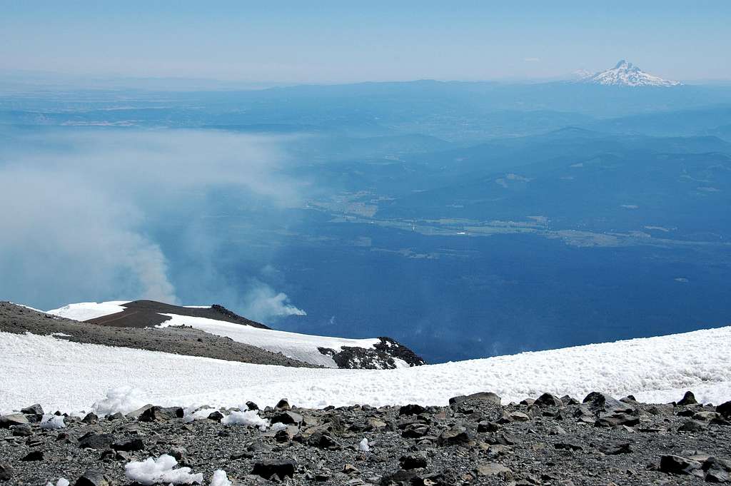 View of Fire from Summit
