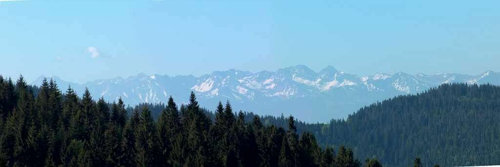 The High Tatras from Gorce.