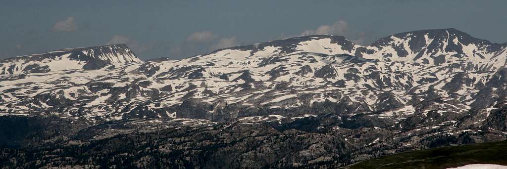 Mount Dewey, Summit Mountain, and Snowbank Mountain