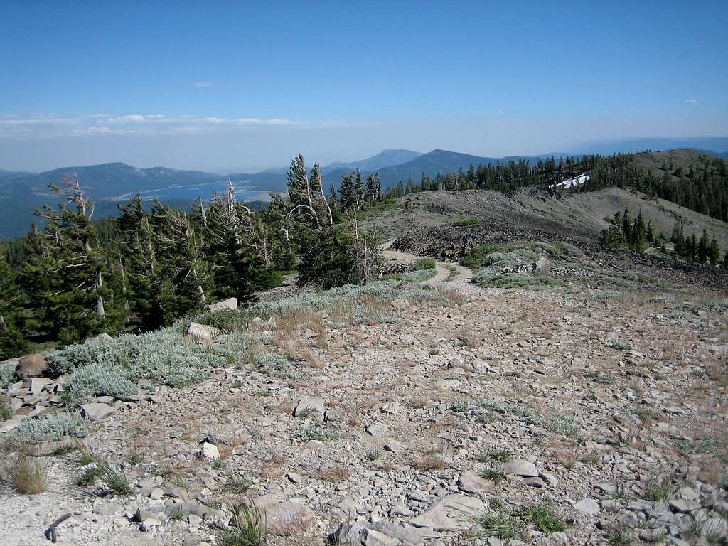 View southeast from the summit