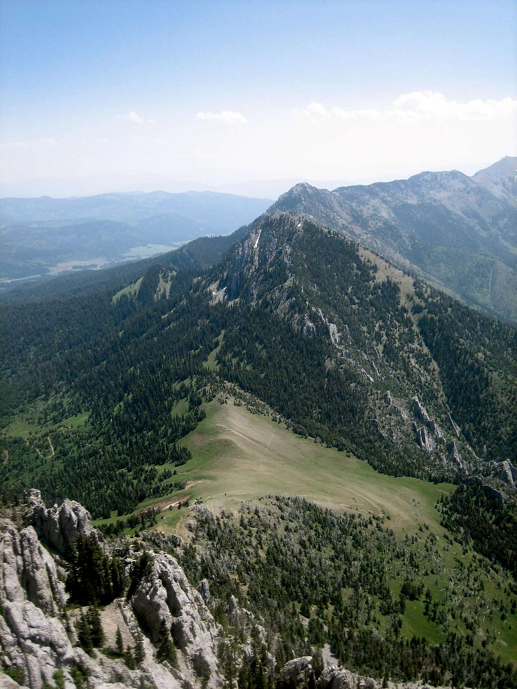 Ross Pass as seen from Ross Peak