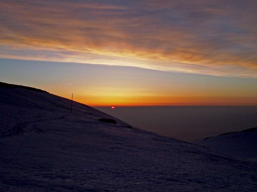 Sunrise at Muses plateau