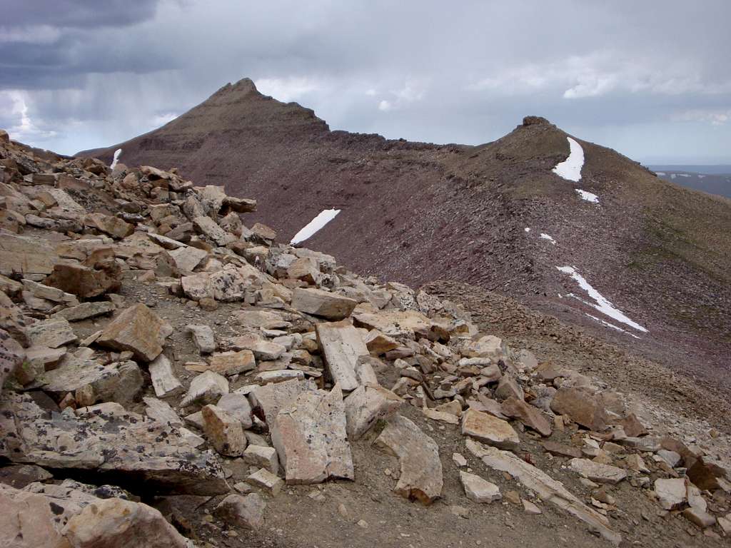 The South Aspect of the East Ridge of Henry's Fork Peak