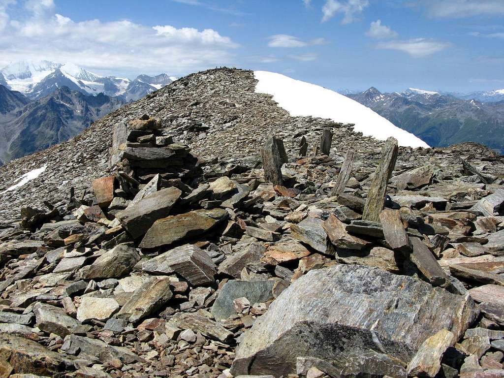 Summit of Mattwaldhorn 3246m
