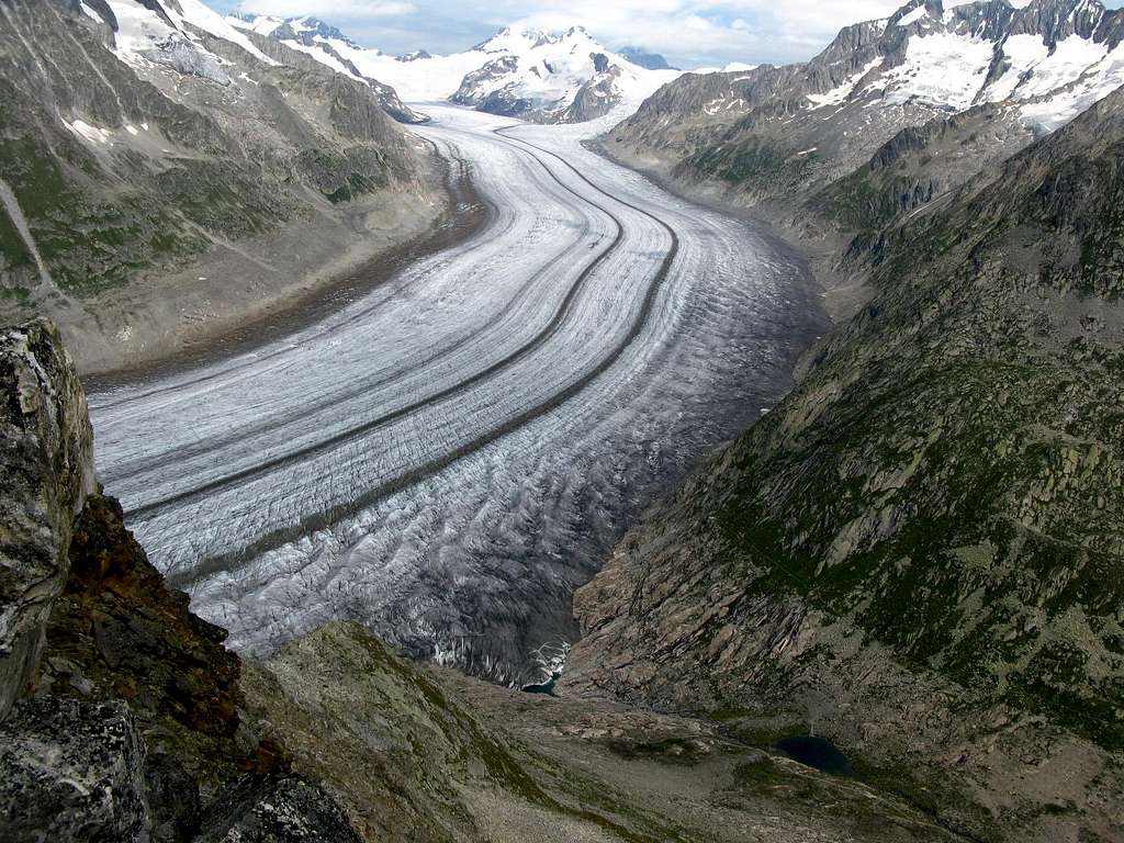 The biggest Glacier in Europe: Grosser Aletschgletscher