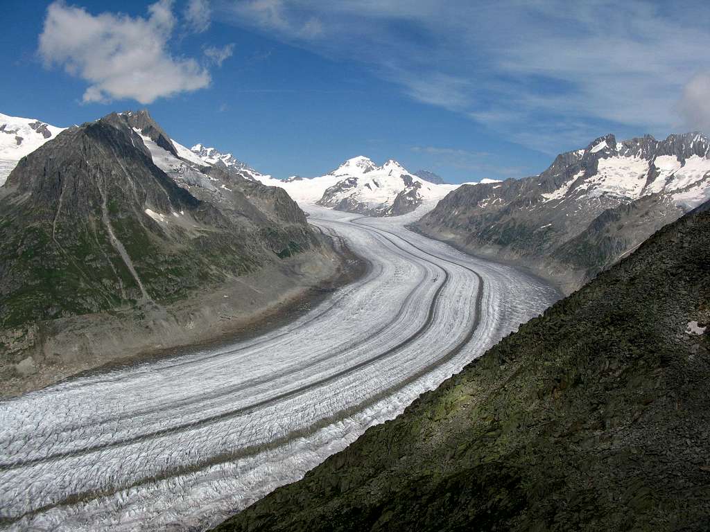 The biggest Glacier in Europe: Grosser Aletschgletscher