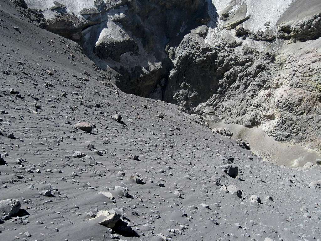 Looking Down Into the Crater