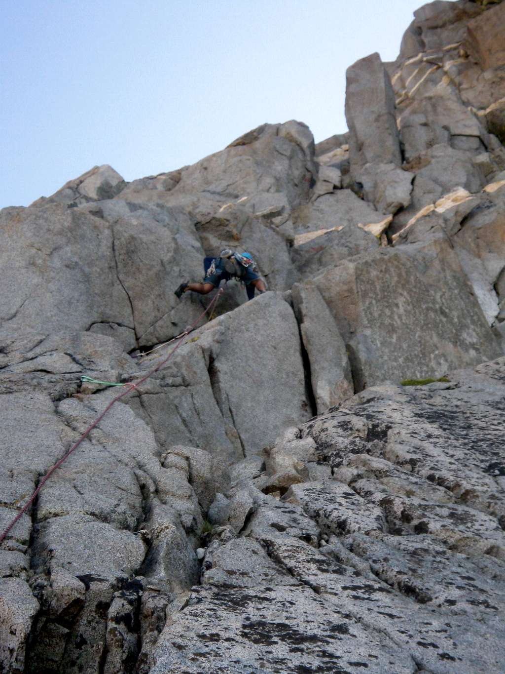 Kostas on the 2nd Pitch of LeConte's Revenge