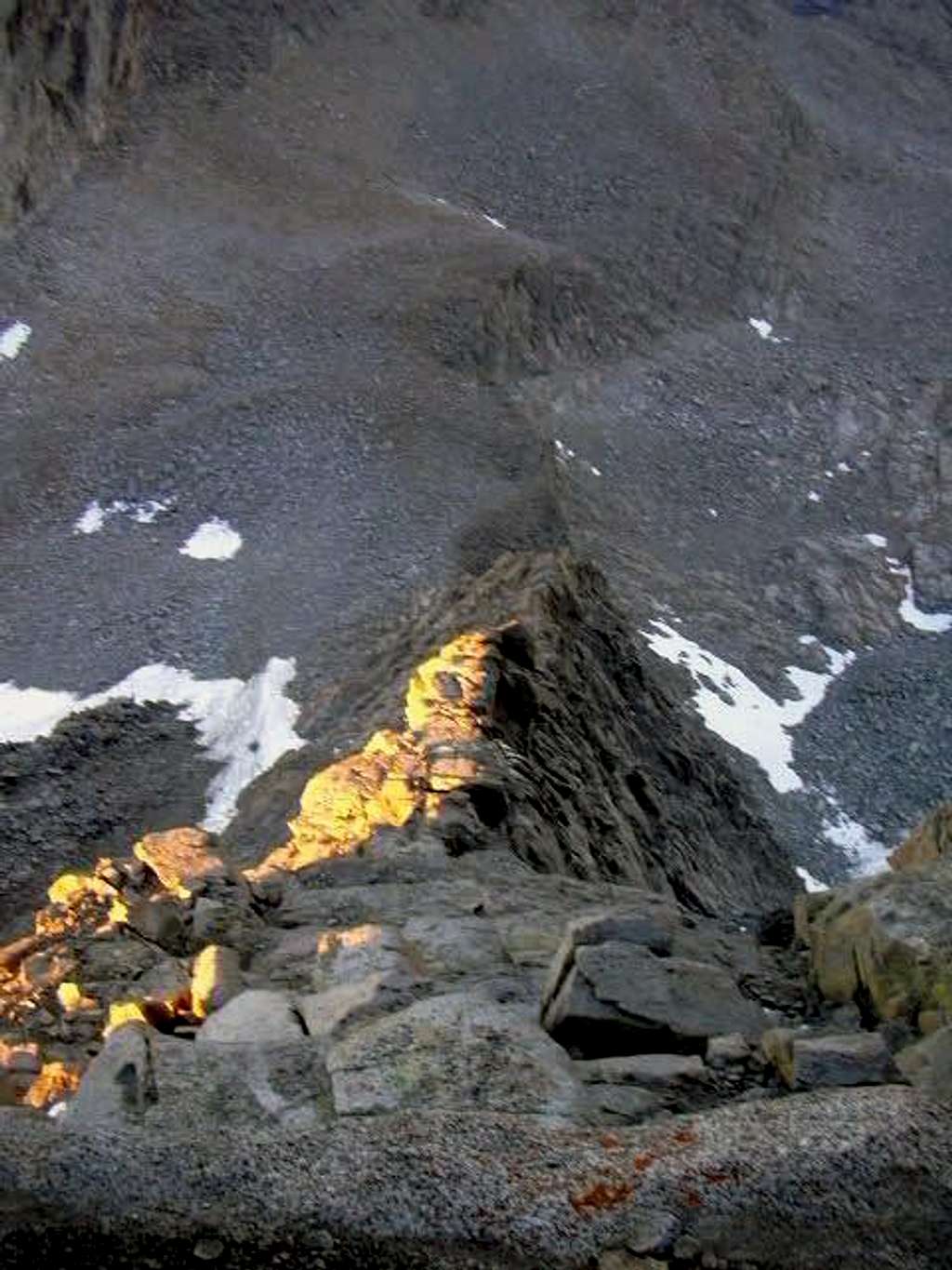 August 2003 - Looking down Mt...