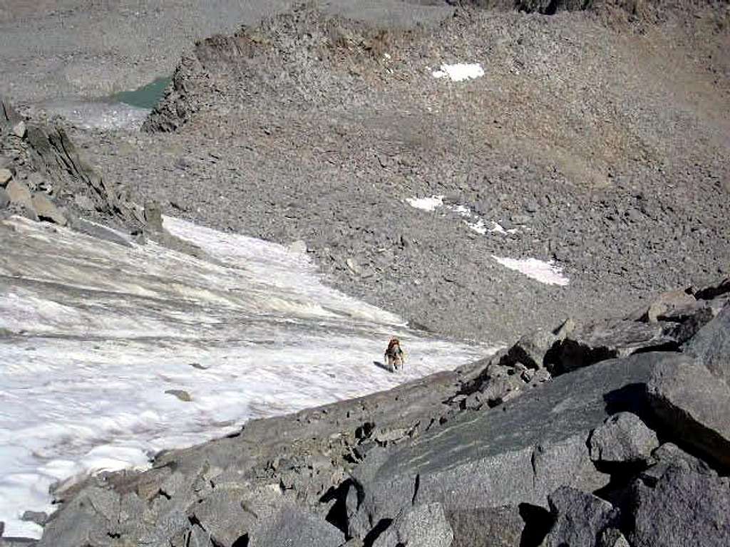 August 2003 - Looking down Mt...
