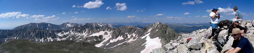 Panorama from the summit of Fletcher Mountain