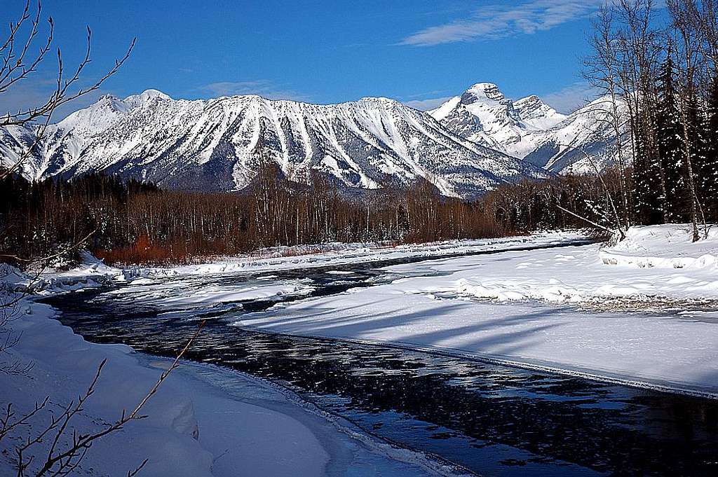 The Elk River in Winter