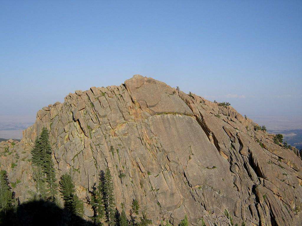 West face of the summit