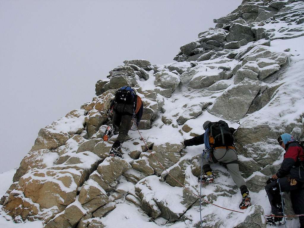 Weisshorn 4506m - east ridge