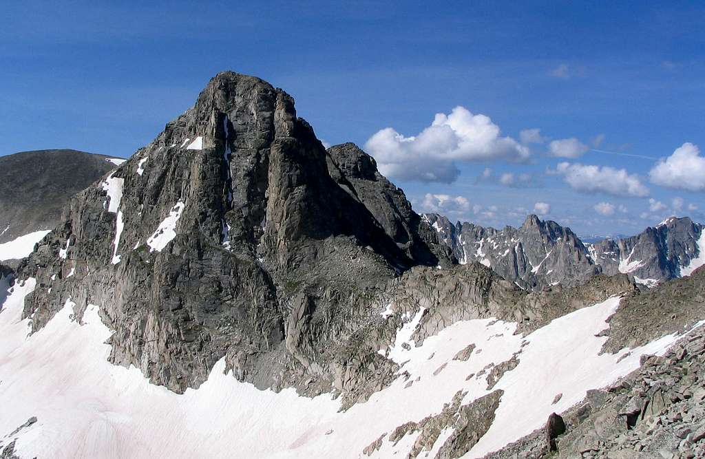 Mount Toll as seen from the summit of Paiute...