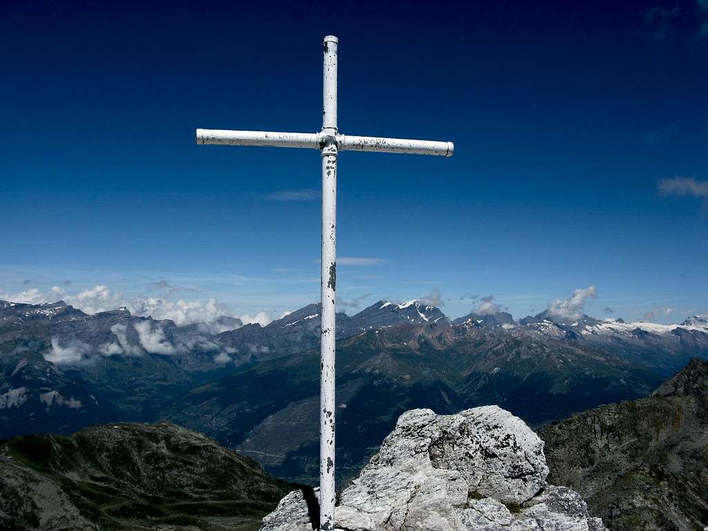 Bella Tola 3025m - summit cross