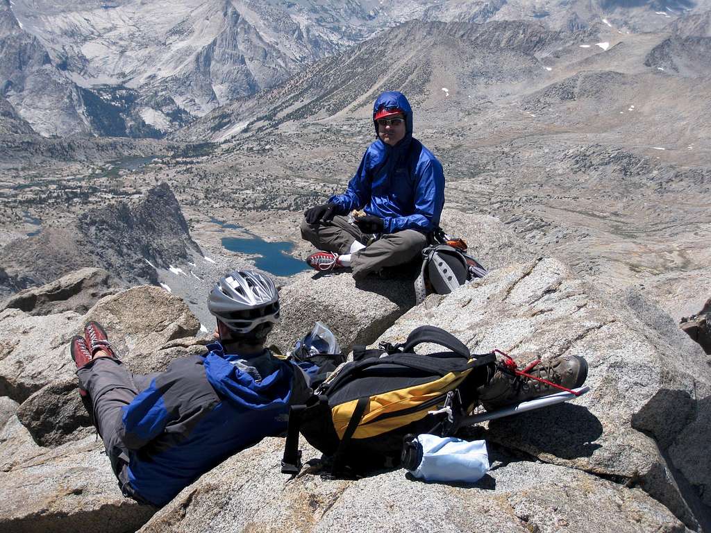 Lunch on North Palisade  (14,242')