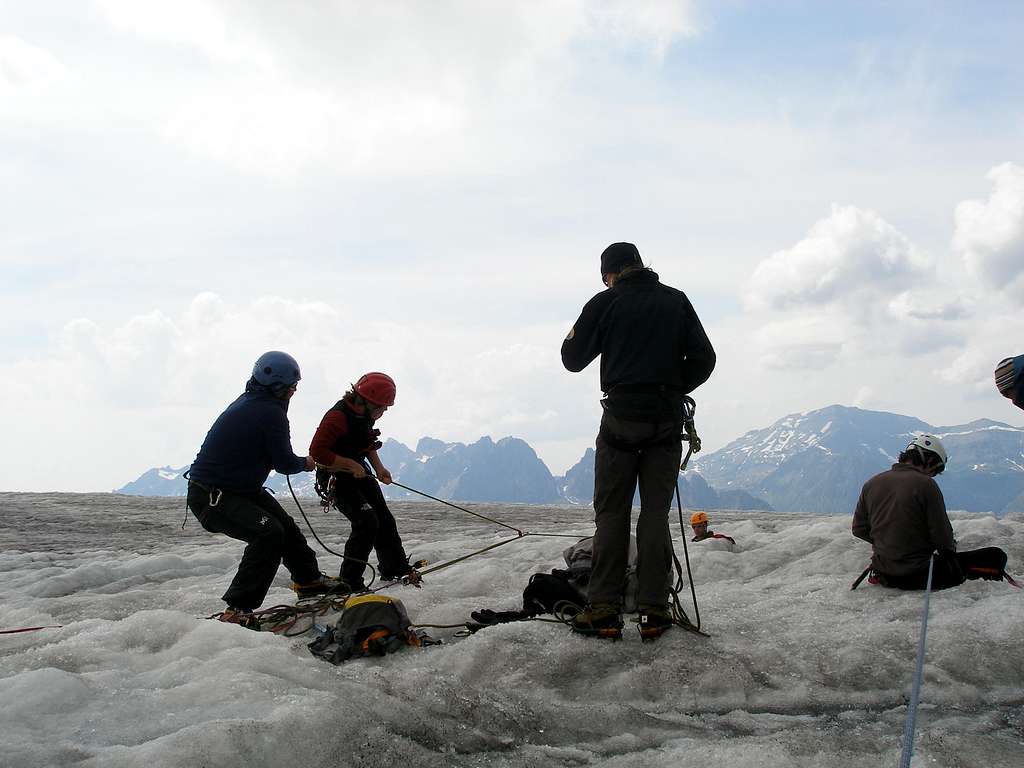 Crevasse Practice