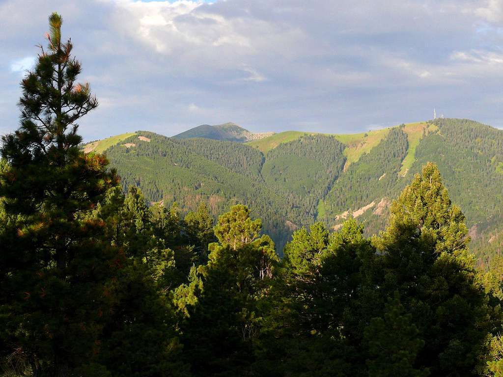 Sierra Blanca from Skyline Campground