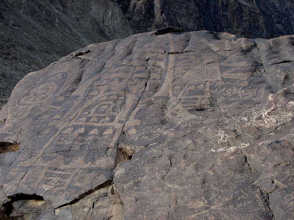 Buddhist Rock near Chilas