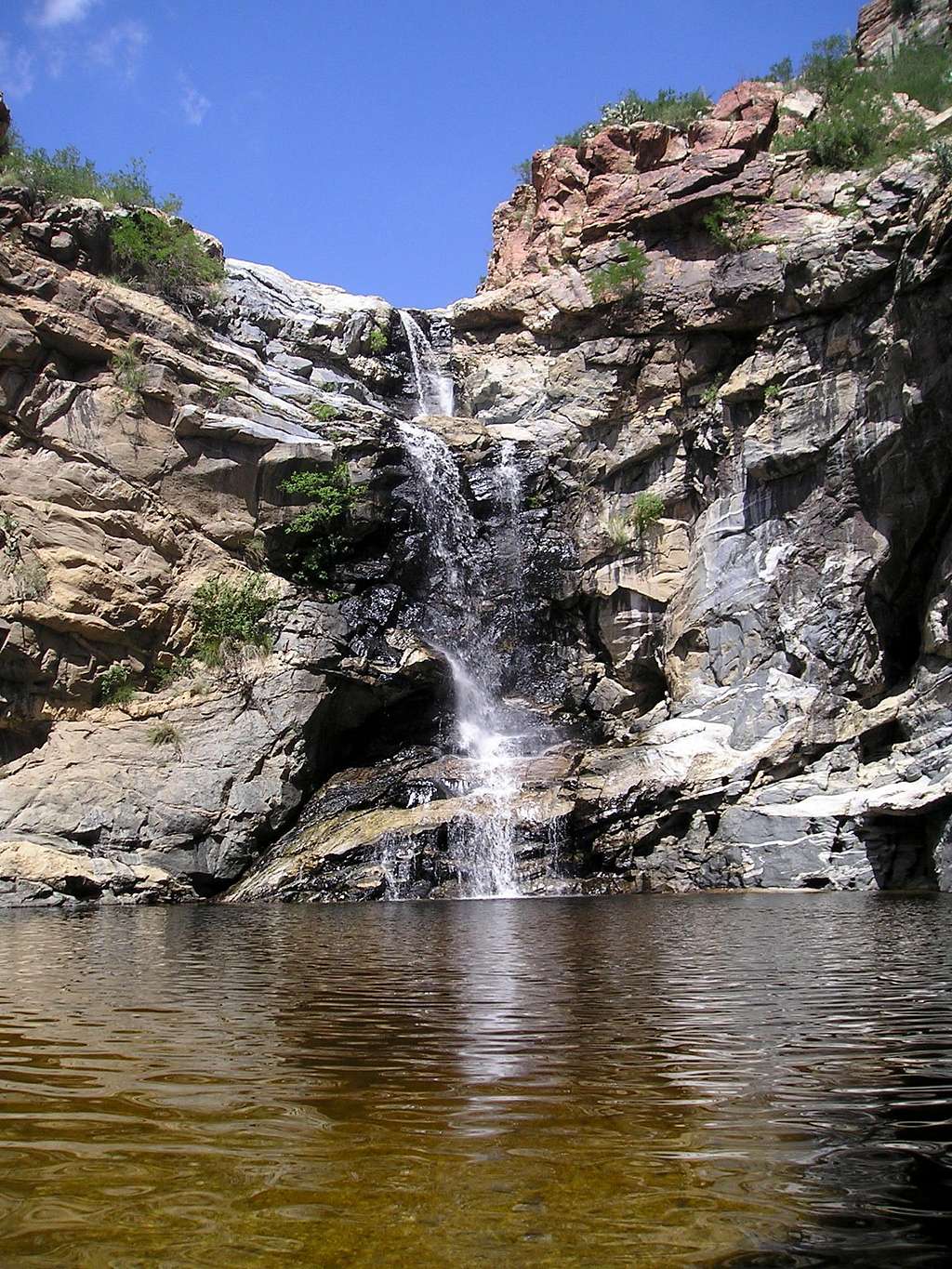 Tanque Verde Falls and pool