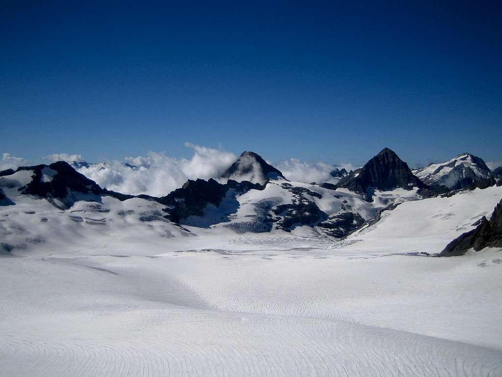 View to Hüfifirn glacier