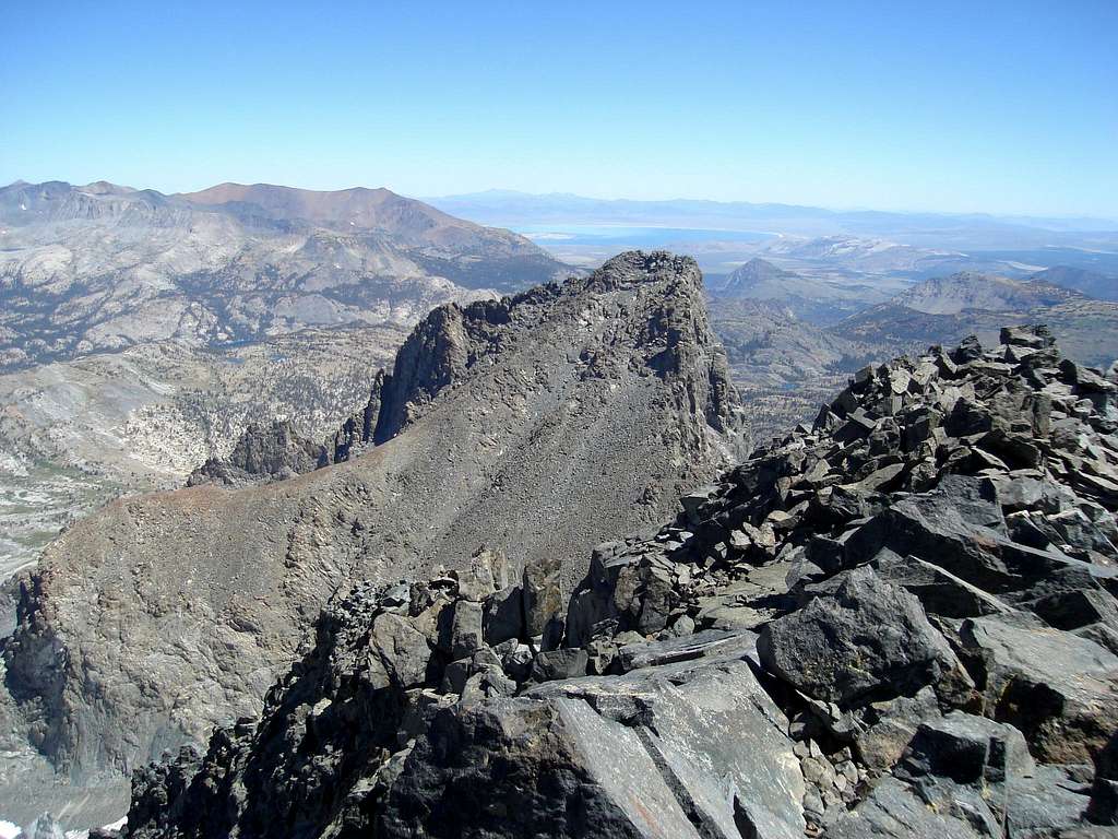 Banner Peak's upper slopes
