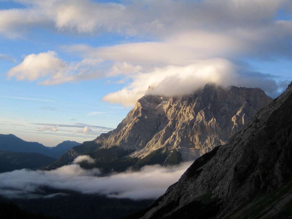 Morning impression of Zugspitze