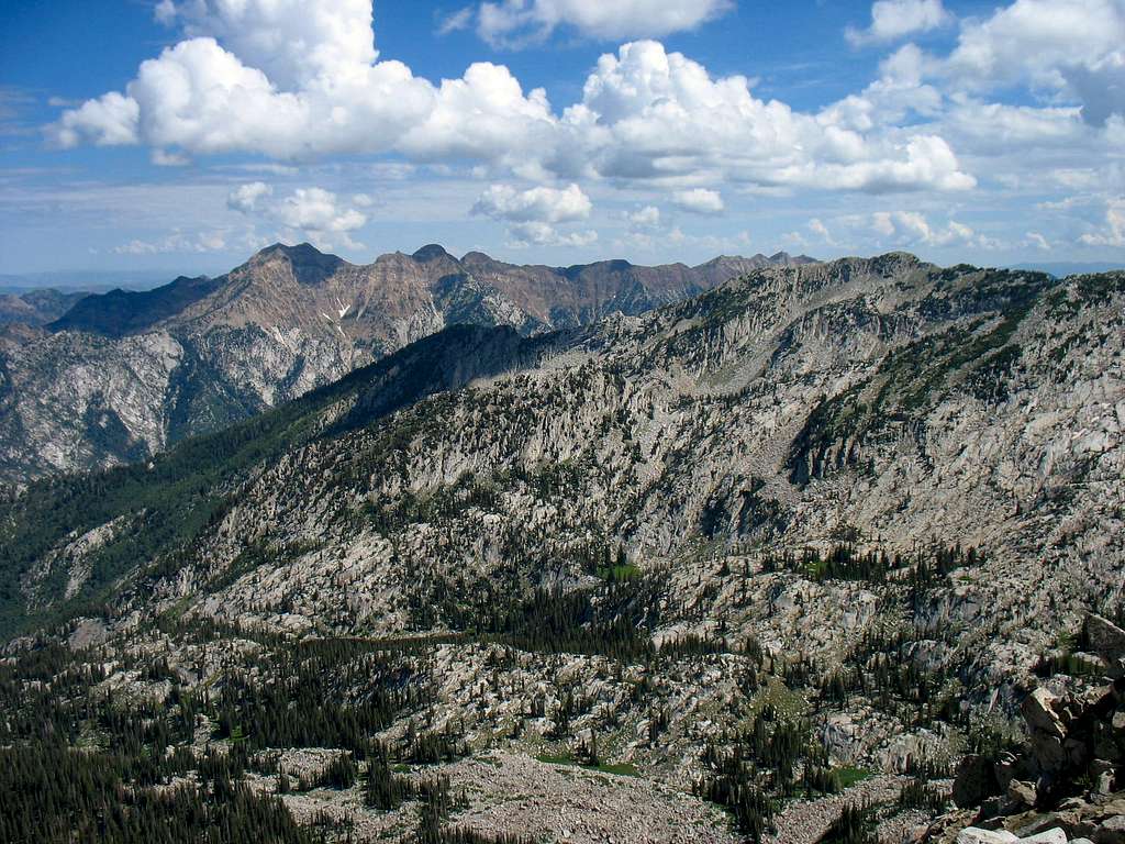 Cottonwood Ridge from Lone Peak