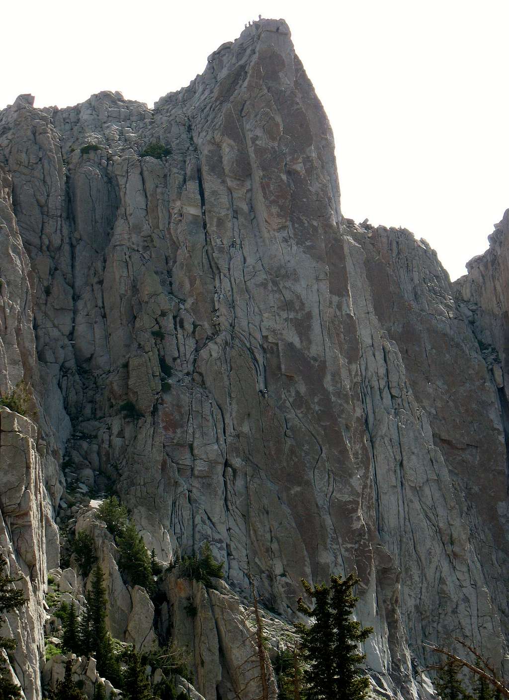 Lone Peak summit walls