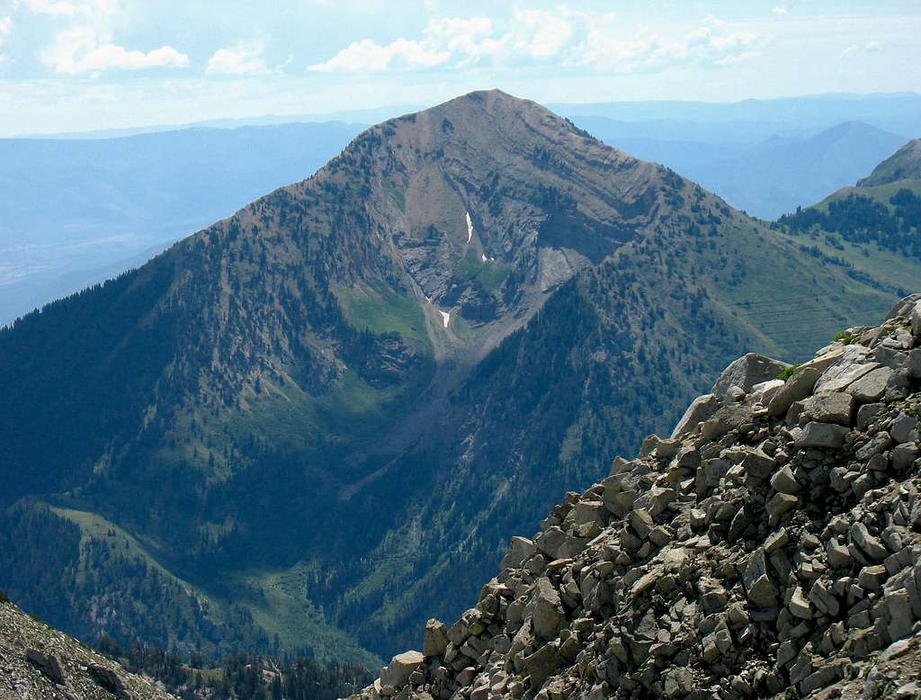Box Elder Peak from Lone Peak