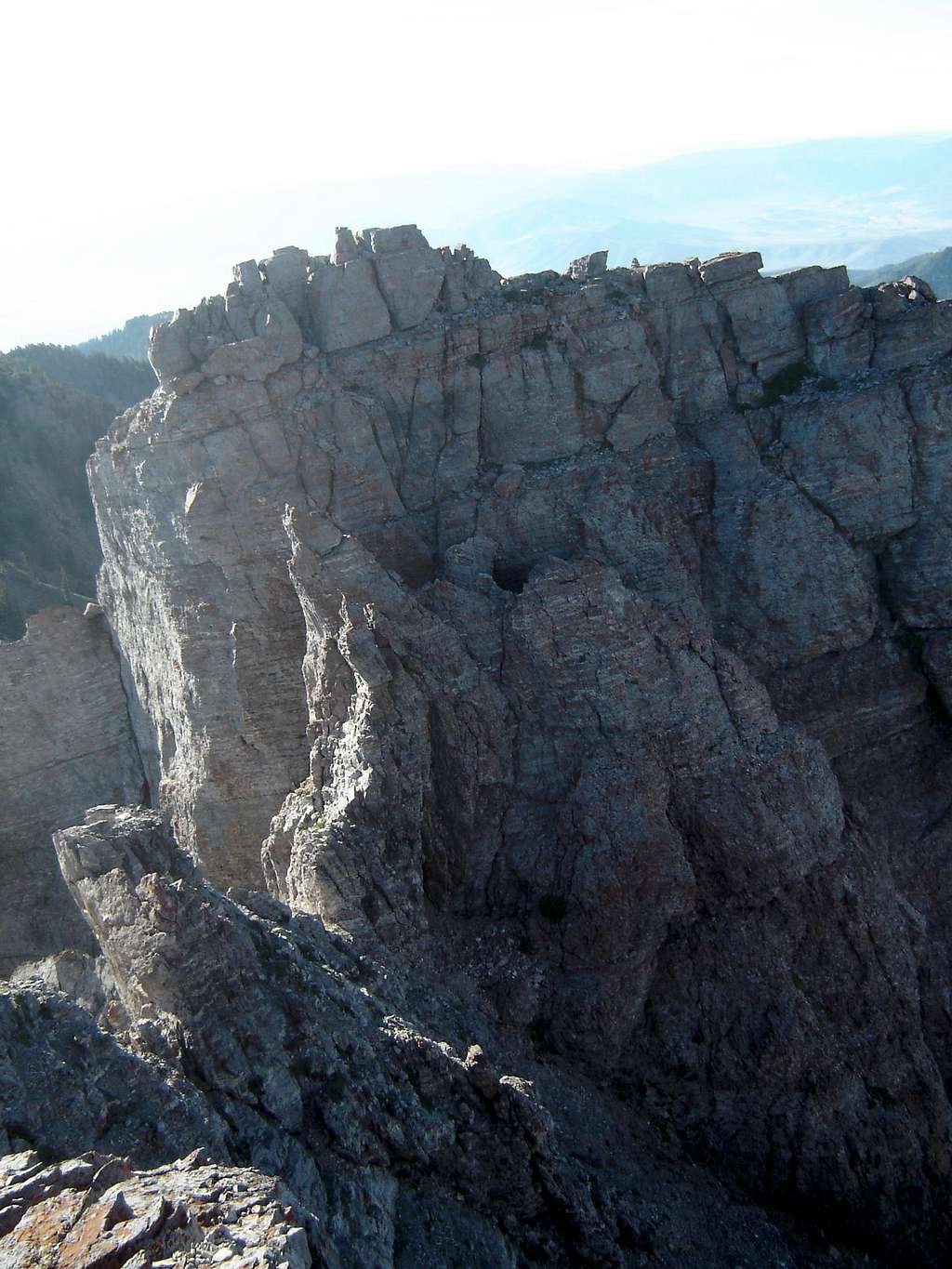 View of the first summit