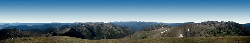 Panorama from Hyalite Peak