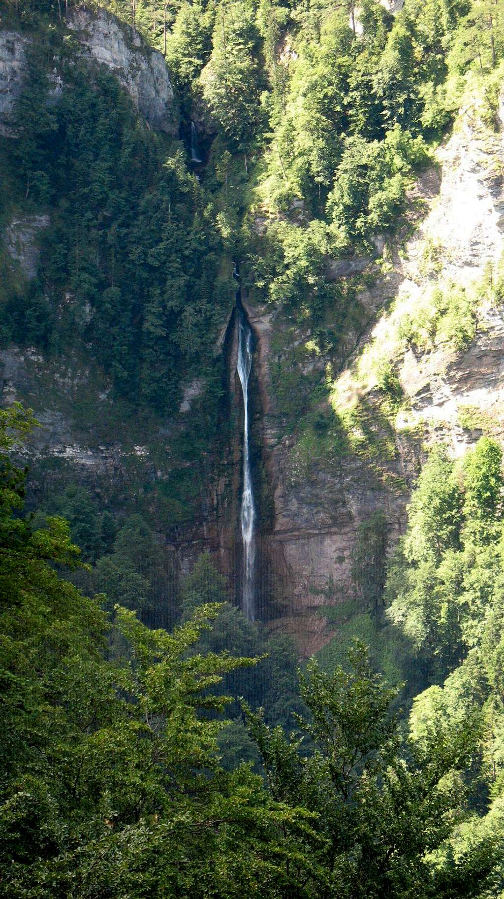 Waterfall Skakavac in  Perućica