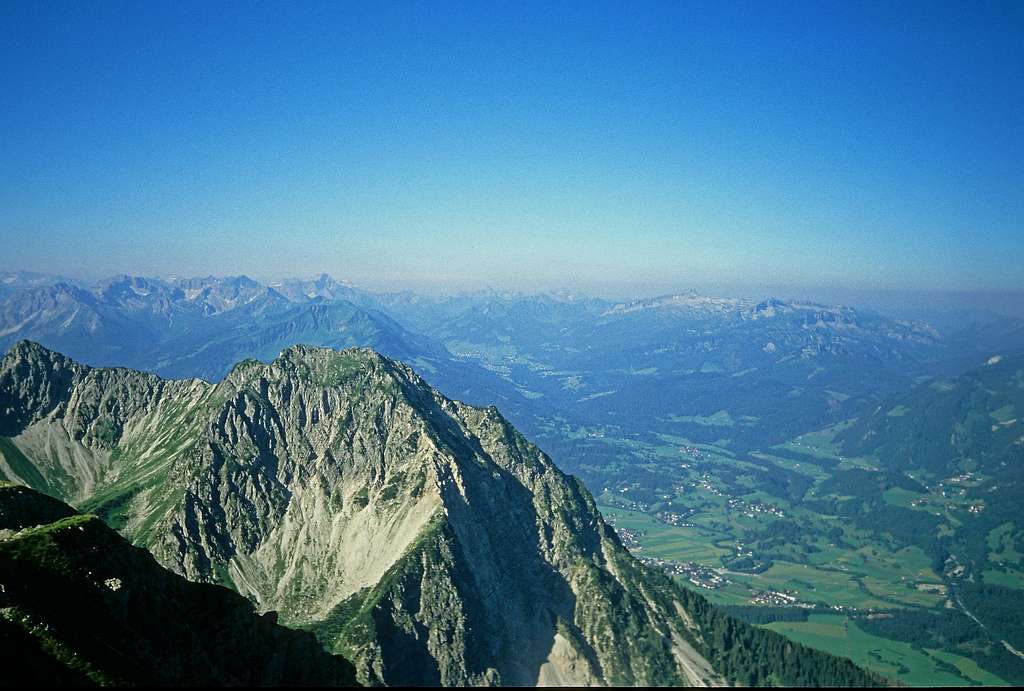 View South from Entschenkopf