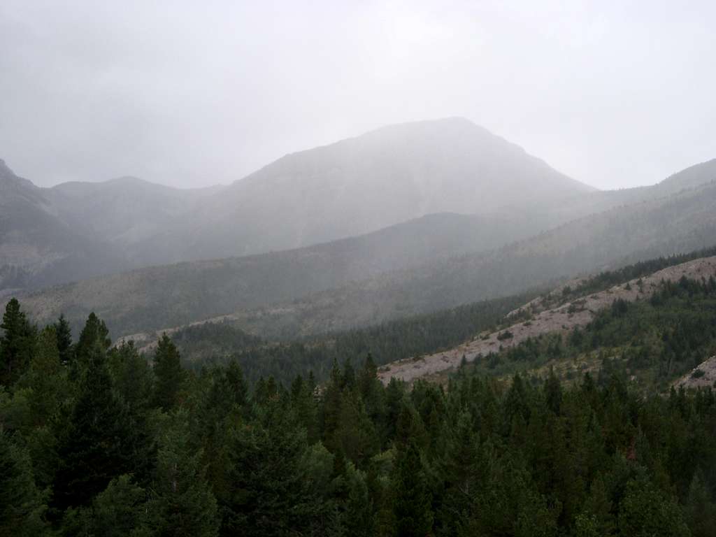 Mount Richmond Shrouded in Mist