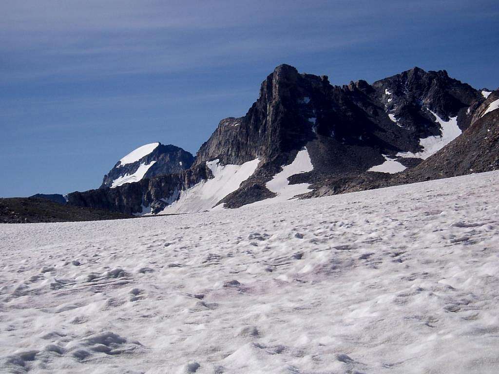 Bastion from Grasshopper Glacier