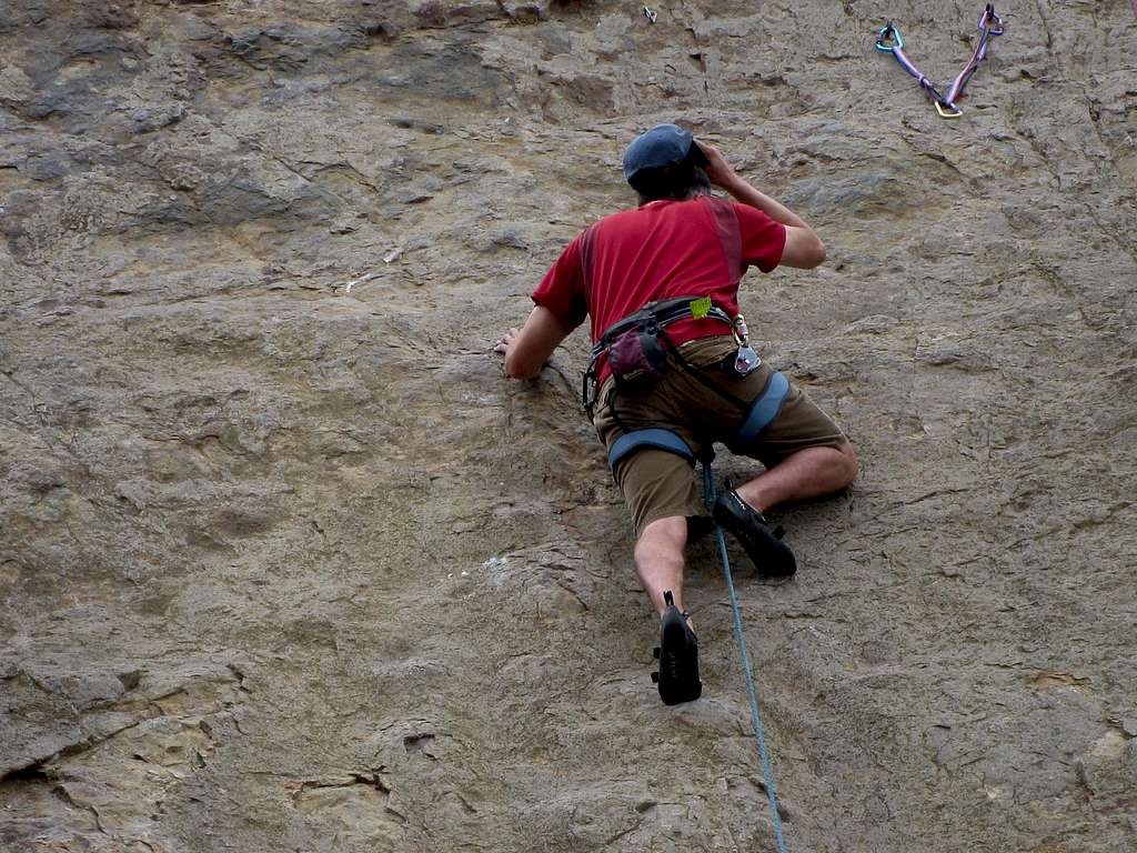 Sport Climber at Point Dume State Beach