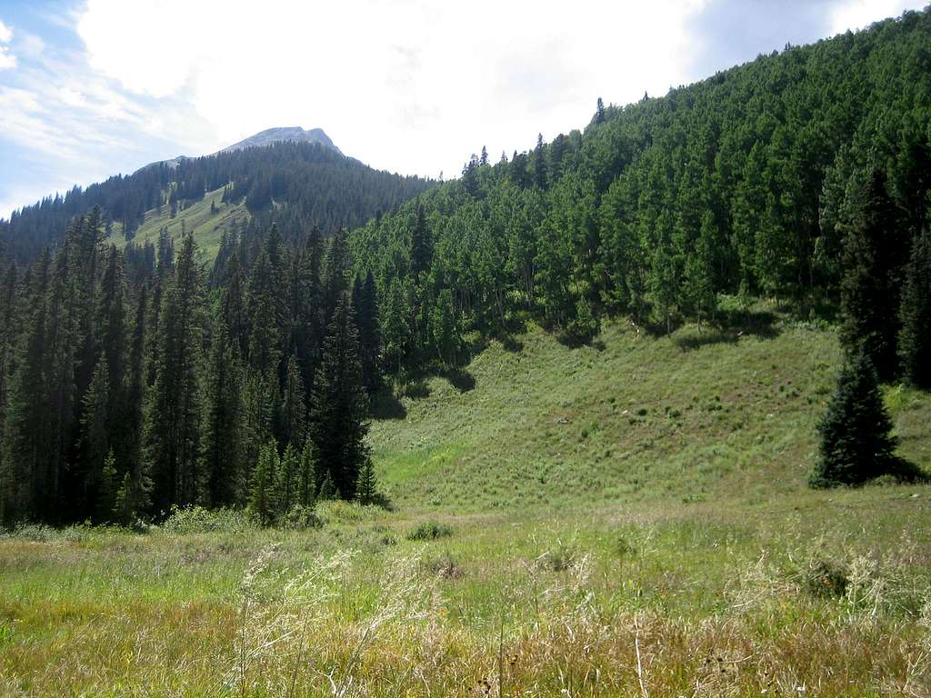 Route to Moon Lake from the cow pasture