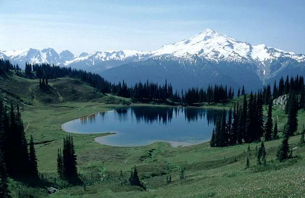Glacier Peak and Image Lake .